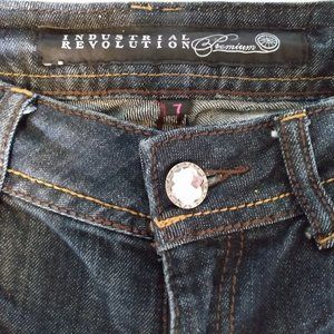 Industrial Revolution Factory Faded Jeans